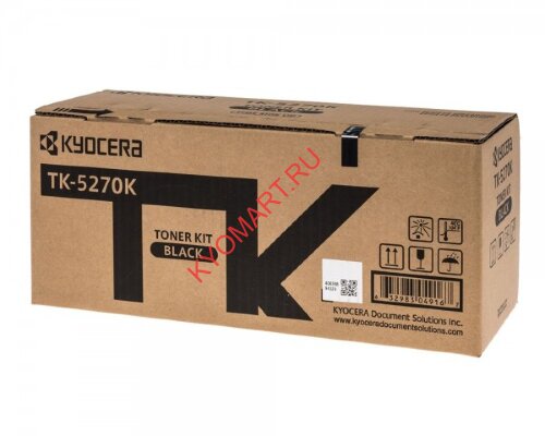 Тонер-картридж Kyocera ecosys p6230cdn\m6230cidn Black type TK5270K 8000 стр (о) Оригинальный тонер-картридж TK-5270k