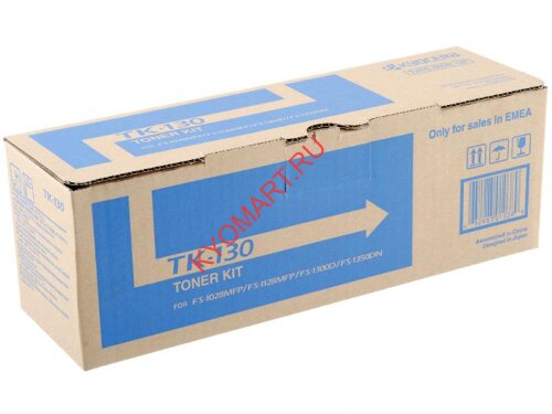Тонер-картридж Kyocera FS1300D type TK-130 7200 стр. (o) Оригинальный тонер-картридж TK-130