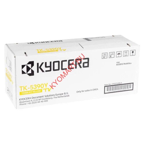 Тонер-картридж Kyocera TK-5390Y для ​Kyocera ECOSYS PA4500cx Оригинальный картридж TK-5390Y