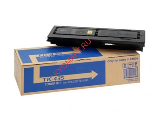 Тонер-картридж Mita TASKalfa 180/220 type TK-435 15000стр. (o) 870 г/туба Оригинальный тонер-картридж TK-435