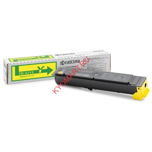 Тонер-картридж Kyocera TASKalfa 406ci type TK5215Y Yellow 15000 стр.(о) Оригинальный тонер-картридж TK-5215Y