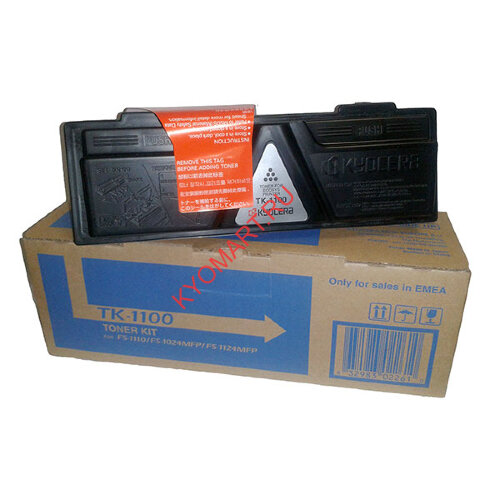 Тонер-картридж Kyocera type TK-1100 2100 стр (о) Оригинальный тонер-картридж TK-1100